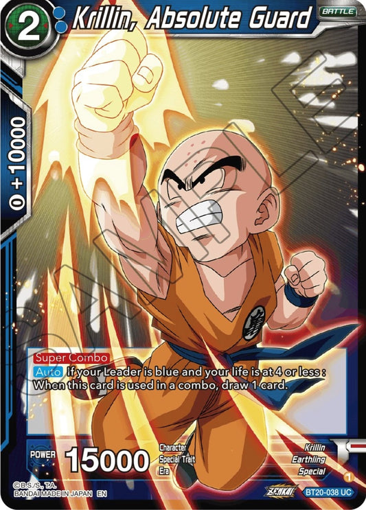 Krillin, Absolute Guard (BT20-038) (DBS-B20)
