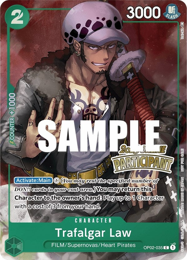 Trafalgar Law (Online Regional 2023) [Participant] (OP02-035) (OP-PR)