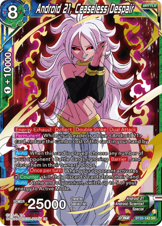 Android 21, Ceaseless Despair (BT20-143) (DBS-B20)