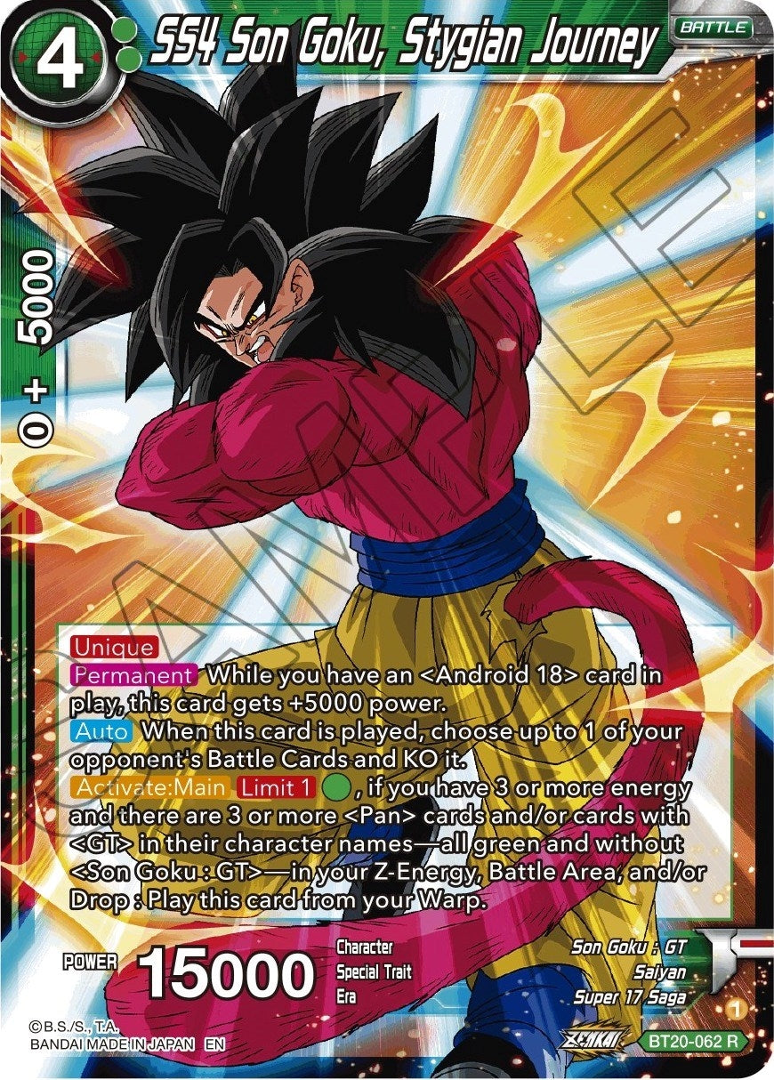 SS4 Son Goku, Stygian Journey (BT20-062) (DBS-B20)
