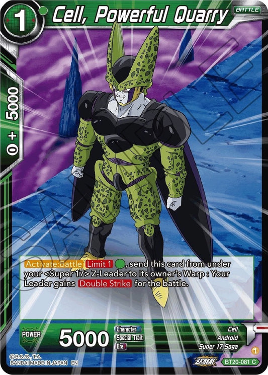 Cell, Powerful Quarry (BT20-081) (DBS-B20)