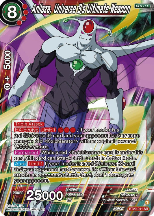 Anilaza, Universe 3's Ultimate Weapon (BT20-011) (DBS-B20)