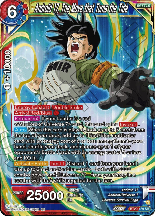 Android 17, The Move that Turns the Tide (BT20-139) (DBS-B20)