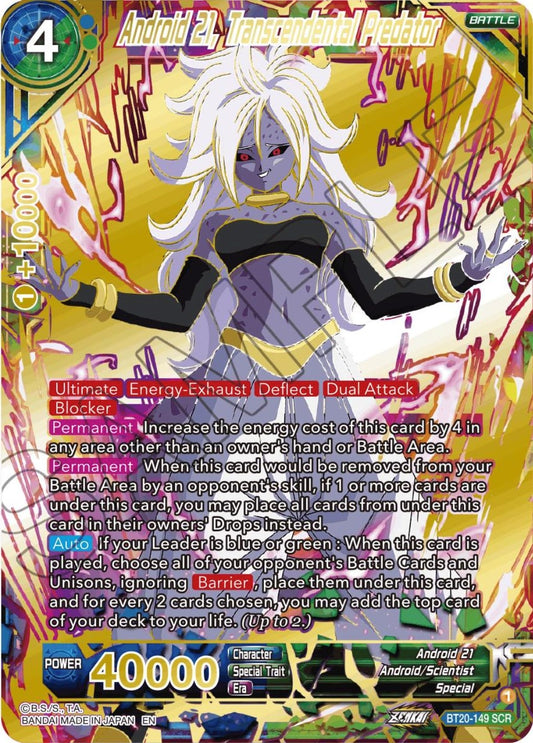 Android 21, Transcendental Predator (BT20-149) (DBS-B20)