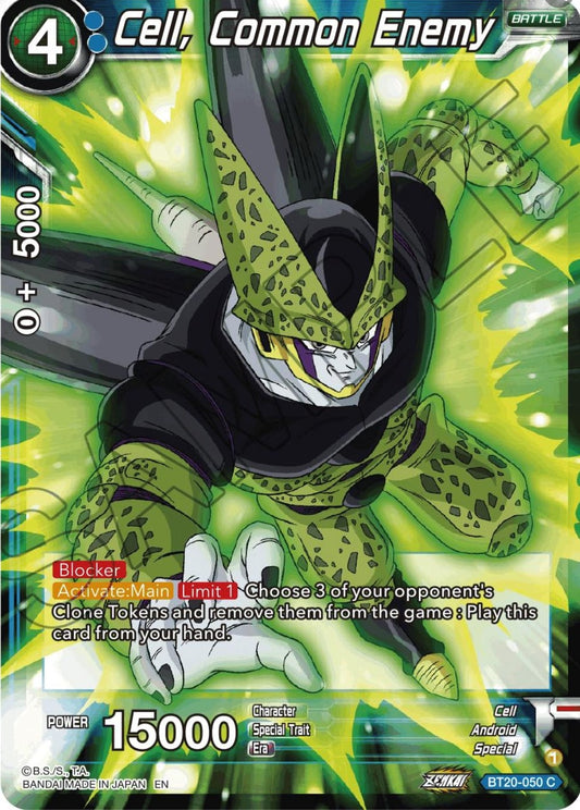 Cell, Common Enemy (BT20-050) (DBS-B20)