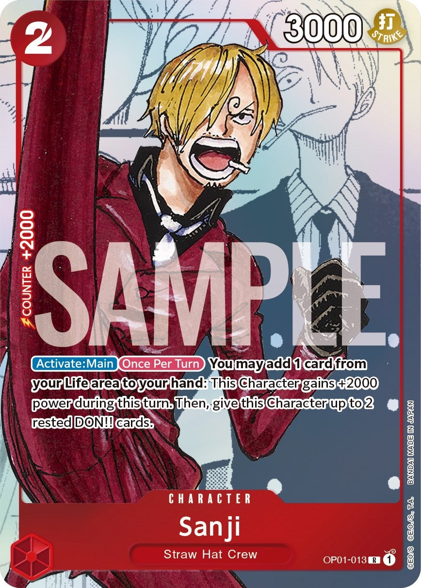 Sanji - OP01-013 (Alternate Art) (OP01-013) (OP-PR)