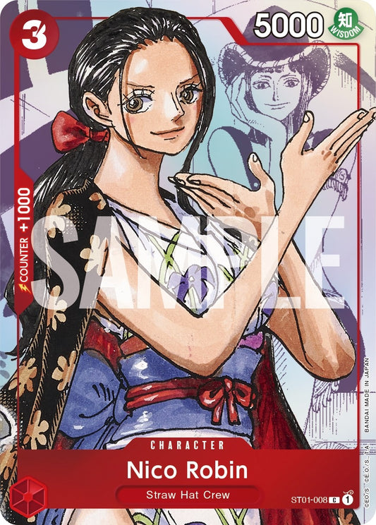Nico Robin - ST01-008 (Alternate Art) (ST01-008) (OP-PR)