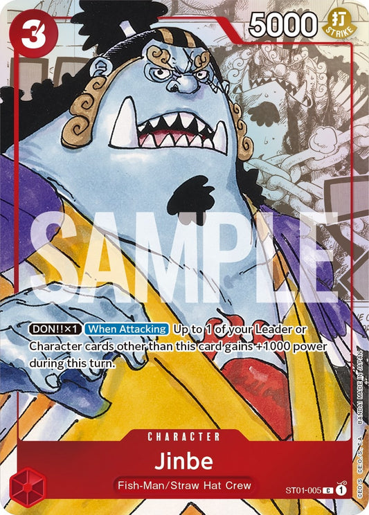 Jinbe - ST01-005 (Alternate Art) (ST01-005) (OP-PR)