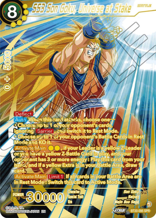 SS3 Son Goku, Universe at Stake (SPR) (BT20-095) (DBS-B20)