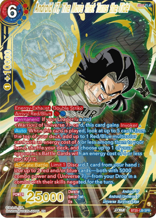 Android 17, The Move that Turns the Tide (SPR) (BT20-139) (DBS-B20)