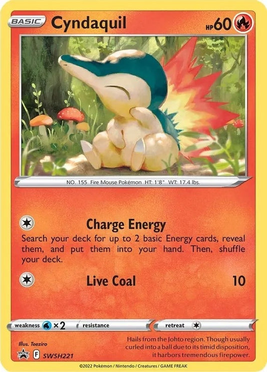 Cyndaquil - SWSH221 (Cosmos Holo) (SWSH221) (SWSD)