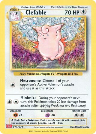 Clefable 014/034 - NM
