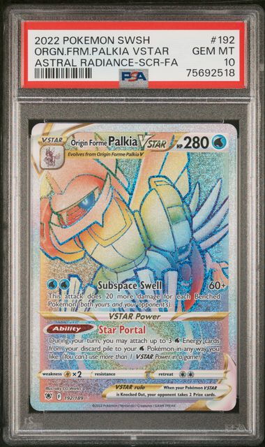 Origin Forme Palkia VSTAR PSA 10