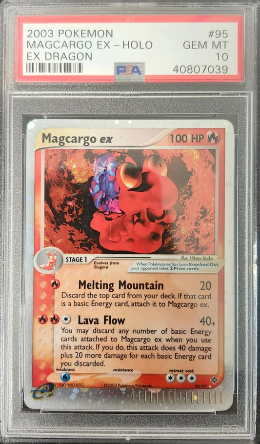Magcargo EX PSA 10