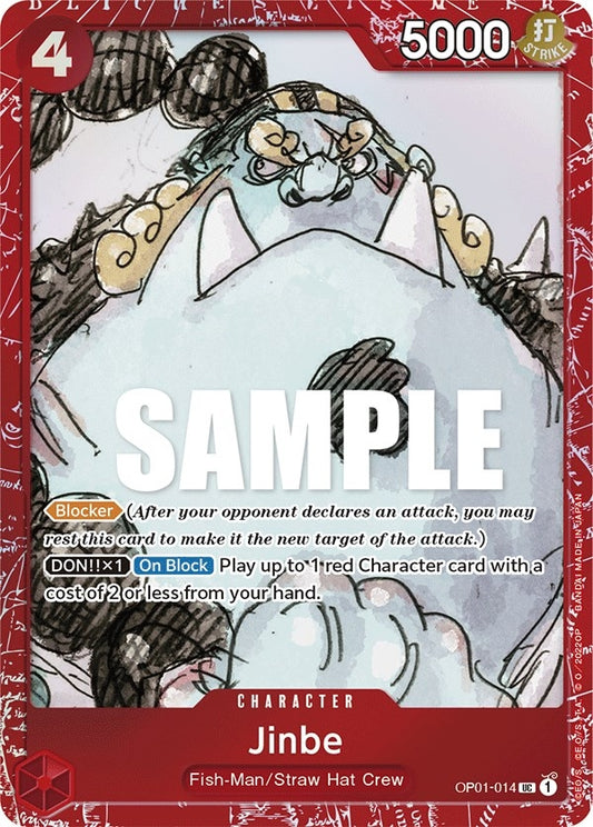 Jinbe (Premium Card Collection -ONE PIECE FILM RED Edition-) (OP01-014) (OP-PR)