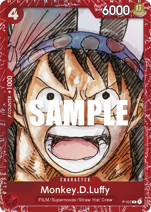 Monkey.D.Luffy (Premium Card Collection -ONE PIECE FILM RED Edition-) (P-022) (OP-PR)
