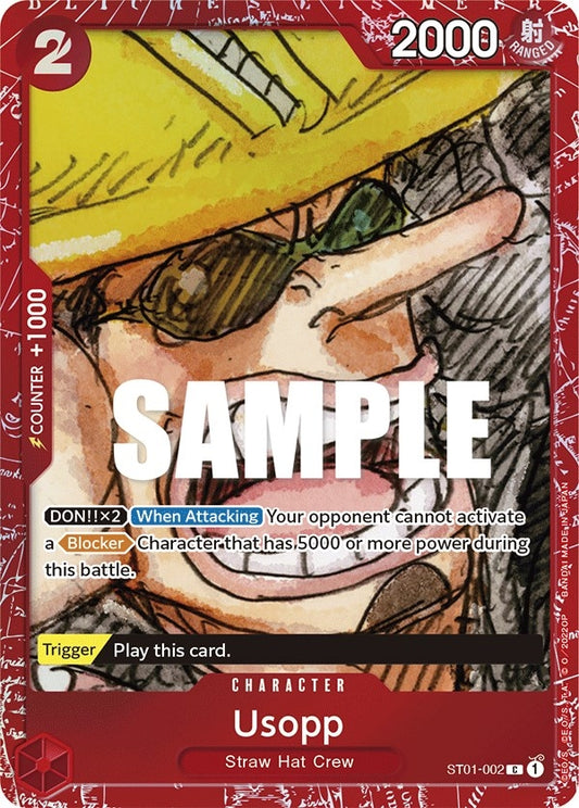 Usopp (Premium Card Collection -ONE PIECE FILM RED Edition-) (ST01-002) (OP-PR)
