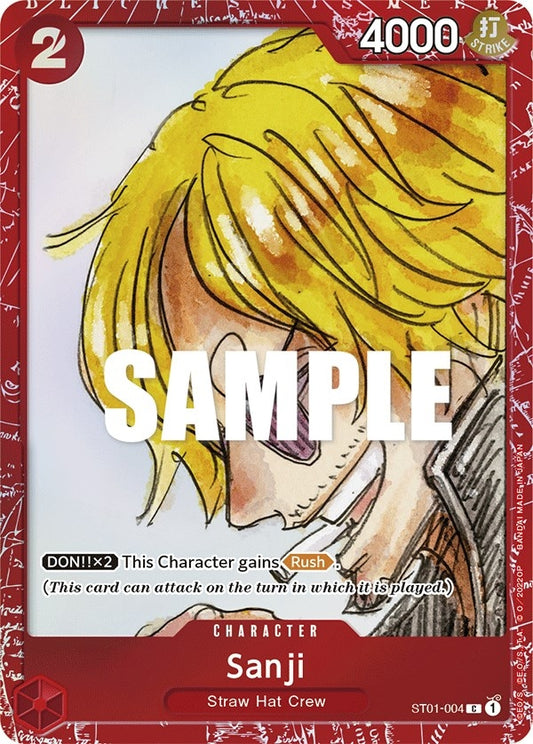 Sanji (Premium Card Collection -ONE PIECE FILM RED Edition-) (ST01-004) (OP-PR)
