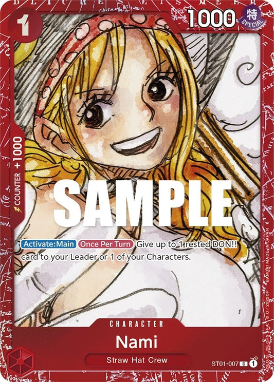 Nami (Premium Card Collection -ONE PIECE FILM RED Edition-) (ST01-007) (OP-PR)