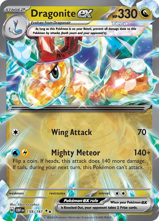 Dragonite EX 159/197 - NM