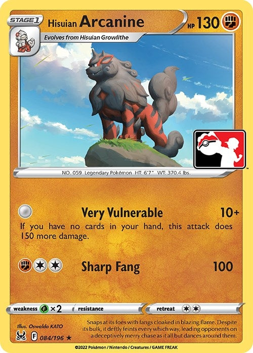 Hisuian Arcanine (084/196)