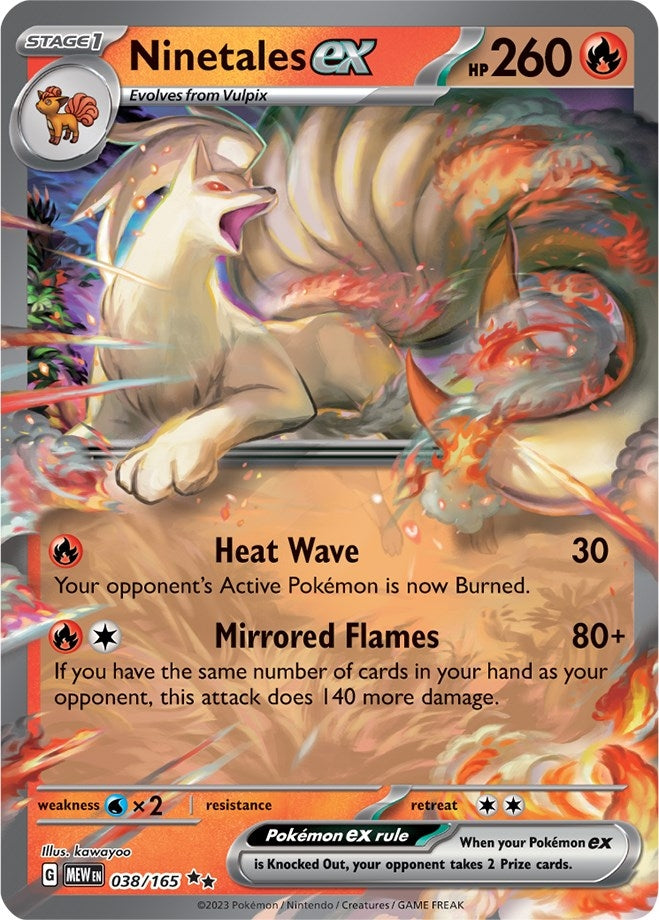 Ninetales ex (038/165) (MEW)