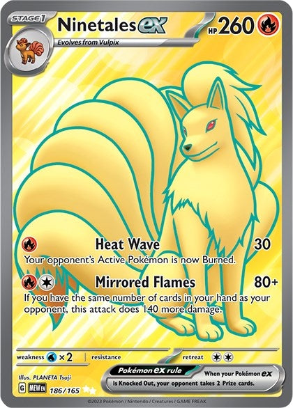Ninetales ex (186/165) (MEW)