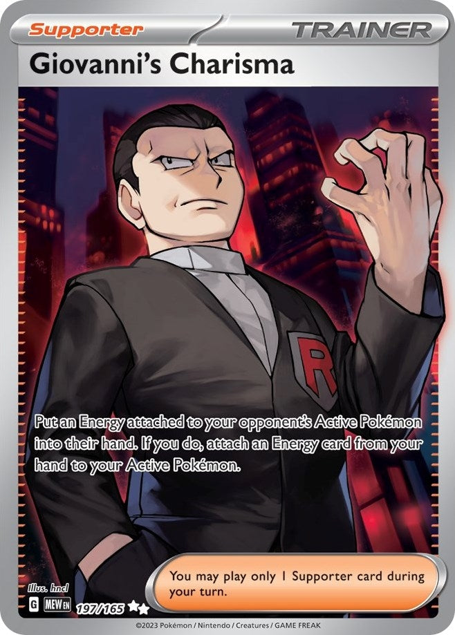 Giovanni's Charisma (197/165) (MEW)