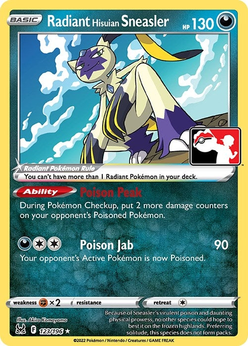 Radiant Hisuian Sneasler (123/196)