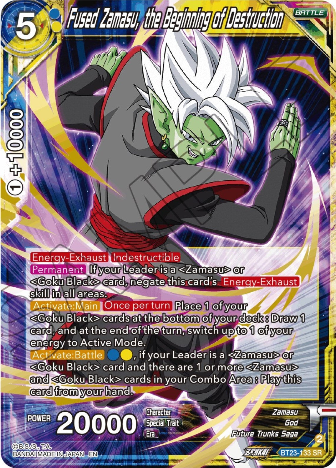 Fused Zamasu, the Beginning of Destruction (BT23-133) (BT23)