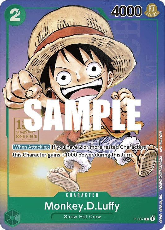 Monkey.D.Luffy (037) (1st Anniversary Tournament) (P-037) (OP-PR)