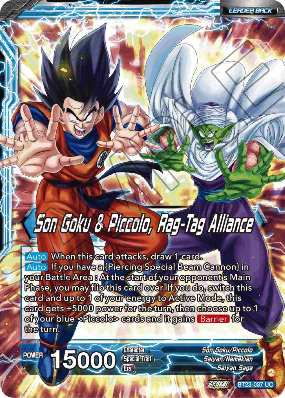 Son Goku // Son Goku & Piccolo, Rag-Tag Alliance (BT23-037) (BT23)