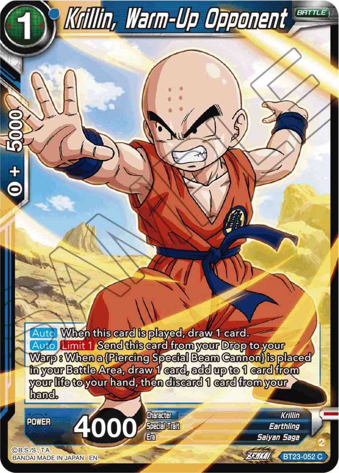 Krillin, Warm-Up Opponent (BT23-052) (BT23)