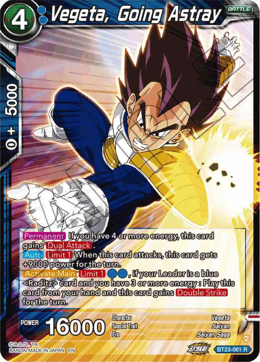Vegeta, Going Astray (BT23-061) (BT23)