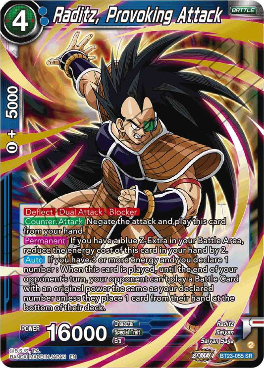 Raditz, Provoking Attack (BT23-055) (BT23)