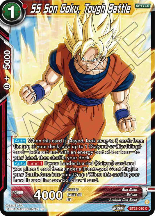 SS Son Goku, Tough Battle (BT23-010) (BT23)