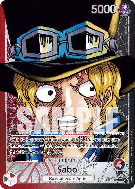Sabo (001) (Alternate Art) (OP05-001) (OP05)