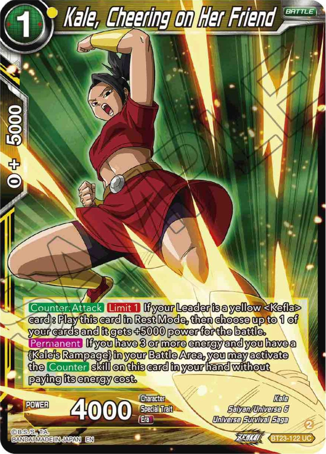 Kale, Cheering on Her Friend (BT23-122) (BT23)