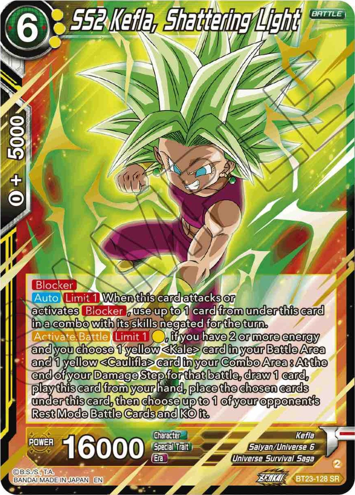 SS2 Kefla, Shattering Light (BT23-128) (BT23)