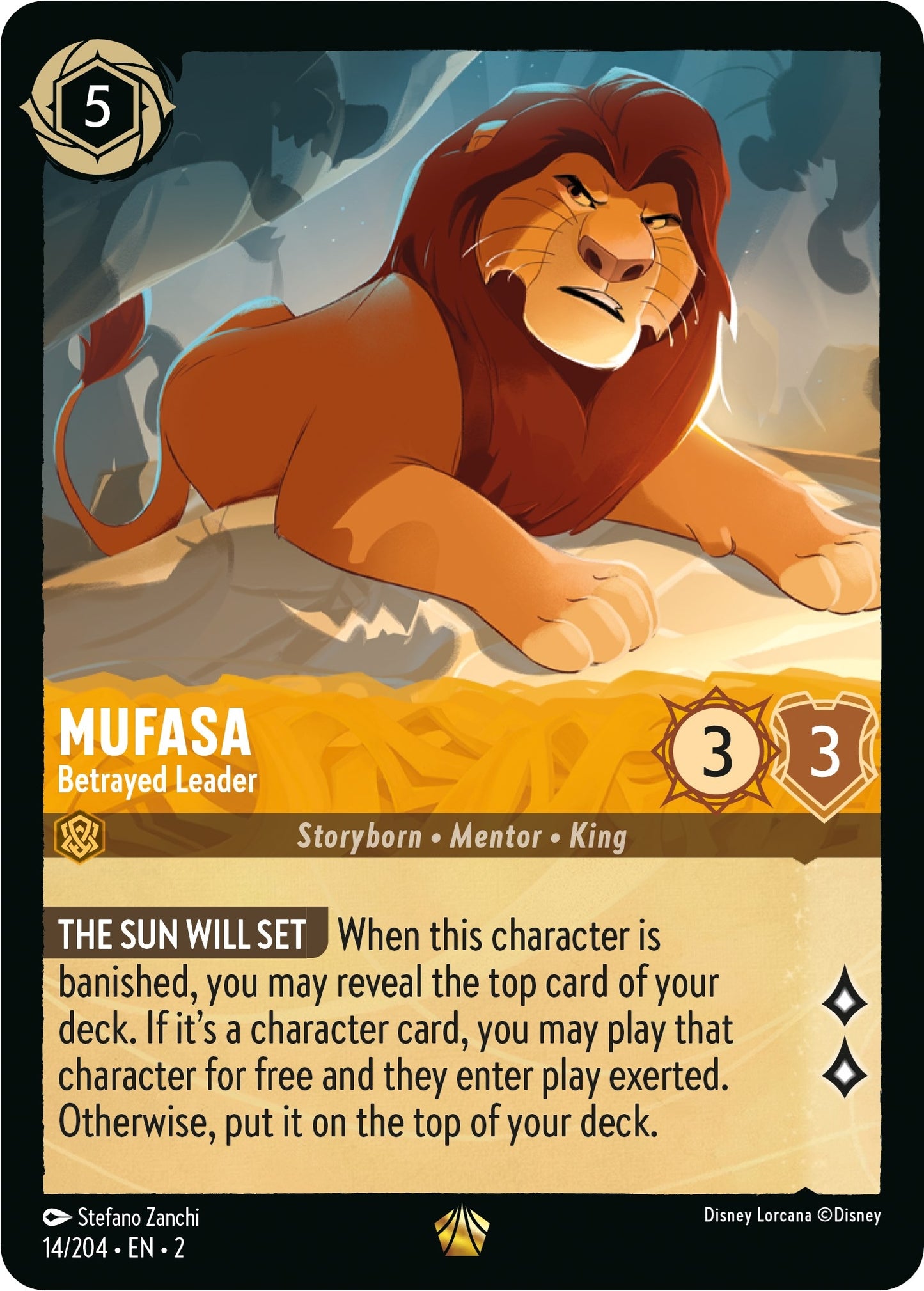 Mufasa - Betrayed Leader (14/204) (2)
