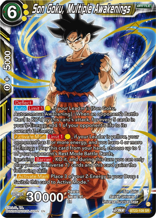 Son Goku, Multiple Awakenings (BT23-109) (BT23)