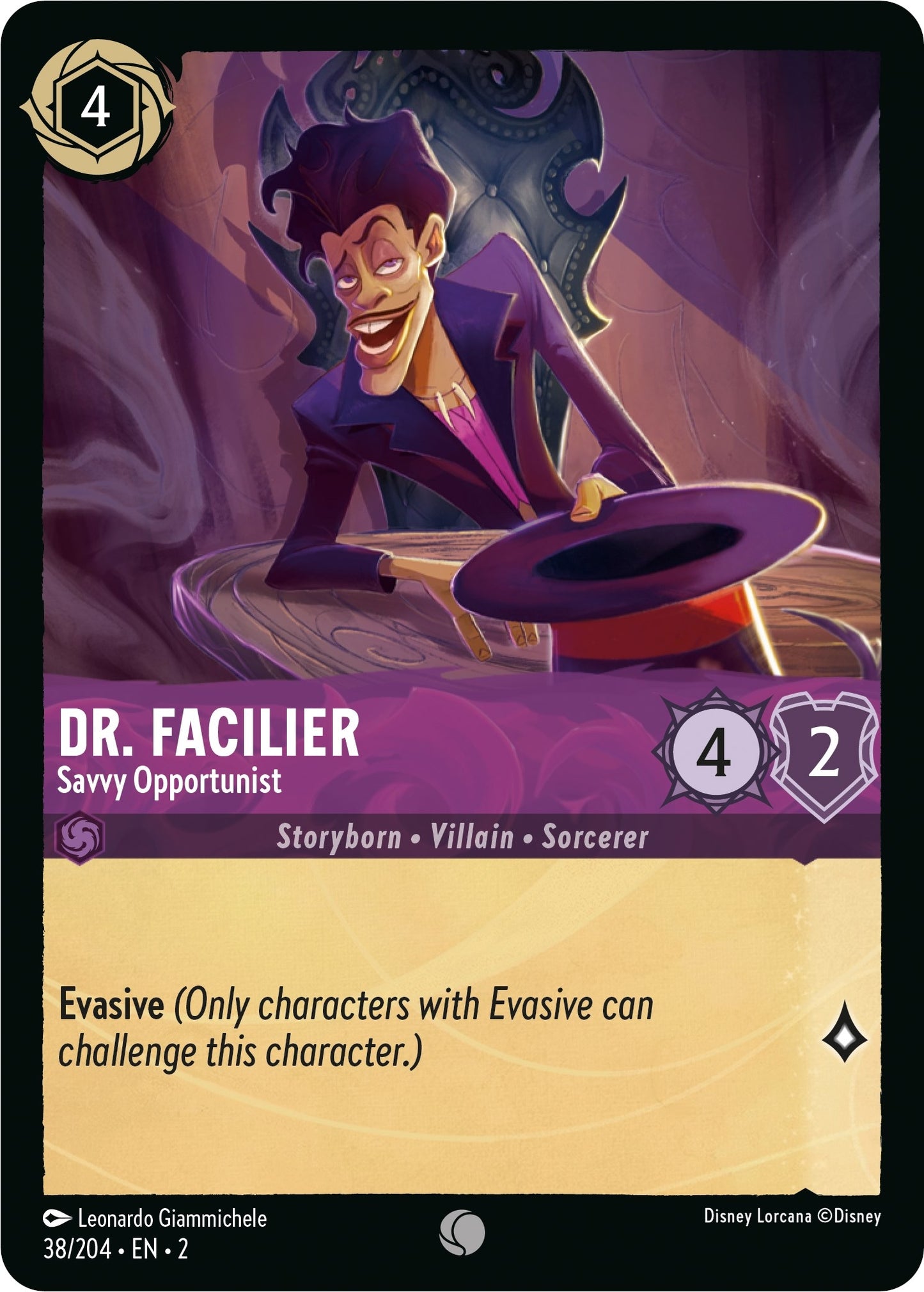 Dr. Facilier - Savvy Opportunist (38/204) (2)