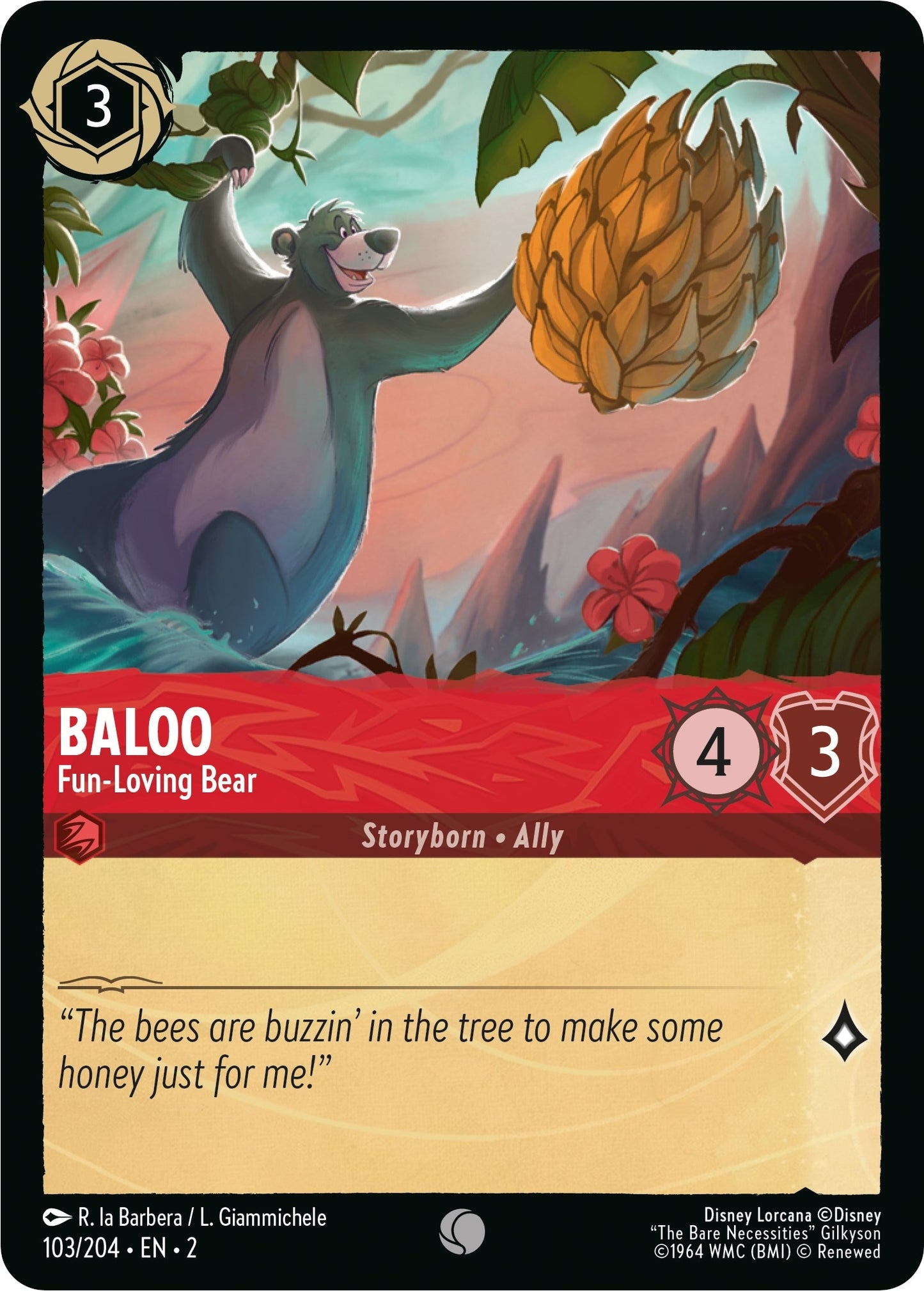 Baloo - Fun-Loving Bear (103/204) (2)