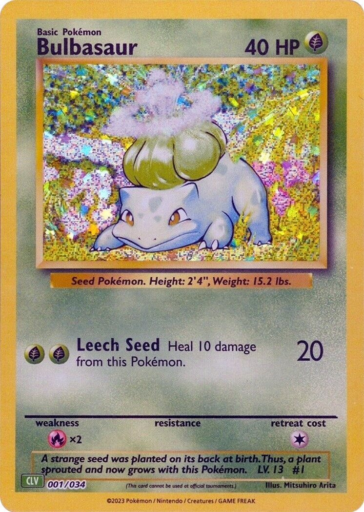 Bulbasaur (001/034) (CL)