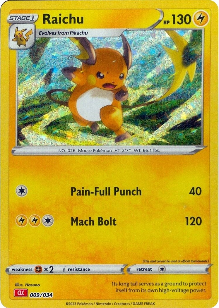 Raichu (009/034) (CL)