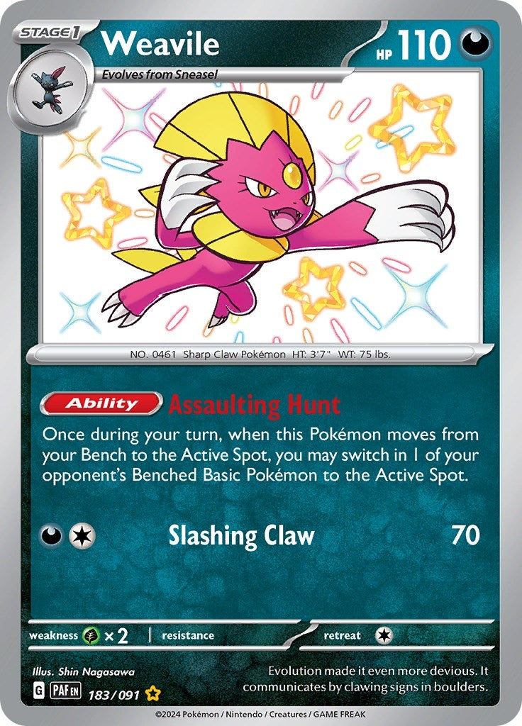 Weavile (183/091) (PAF)