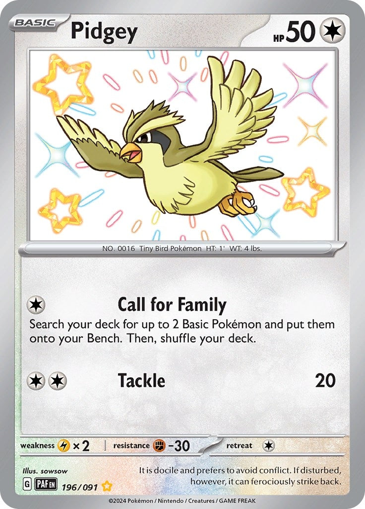 Pidgey (196/091) (PAF)