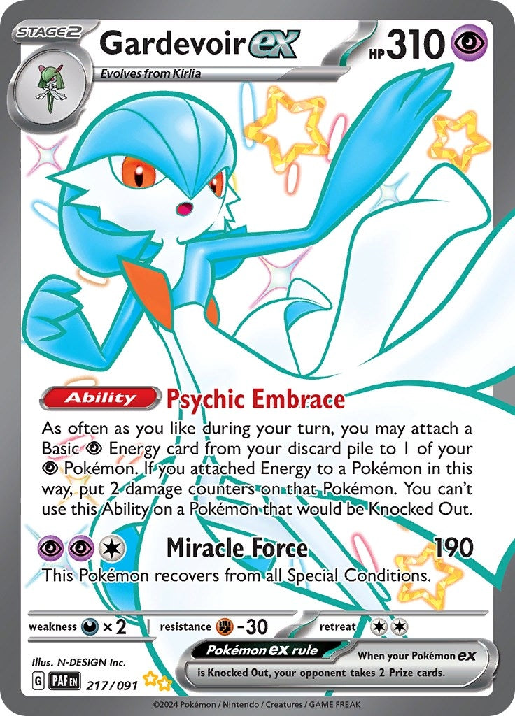 Gardevoir ex (217/091) (PAF)