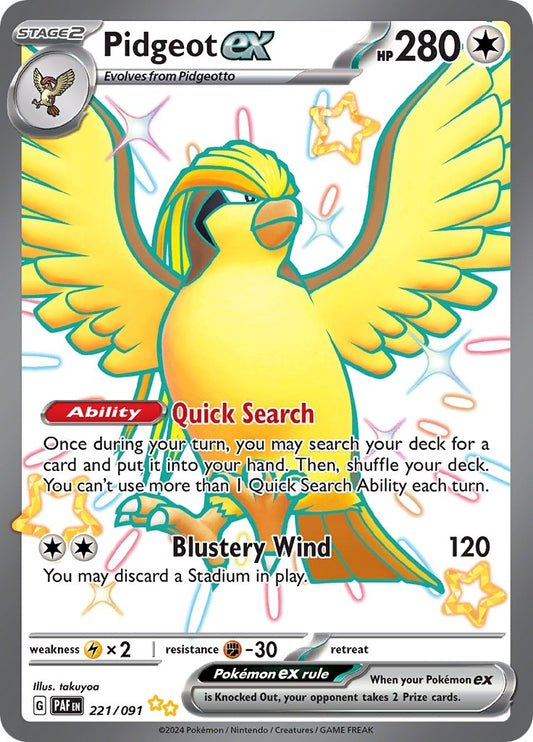 Pidgeot ex (221/091) (PAF)