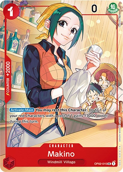 Makino (Japanese 1st Anniversary Set) (OP02-015) (OP-PR)